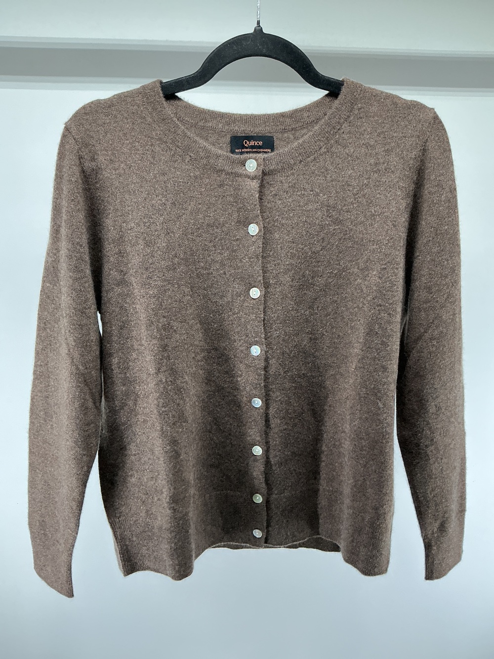 Mongolian Cashmere Cardigan Sweater